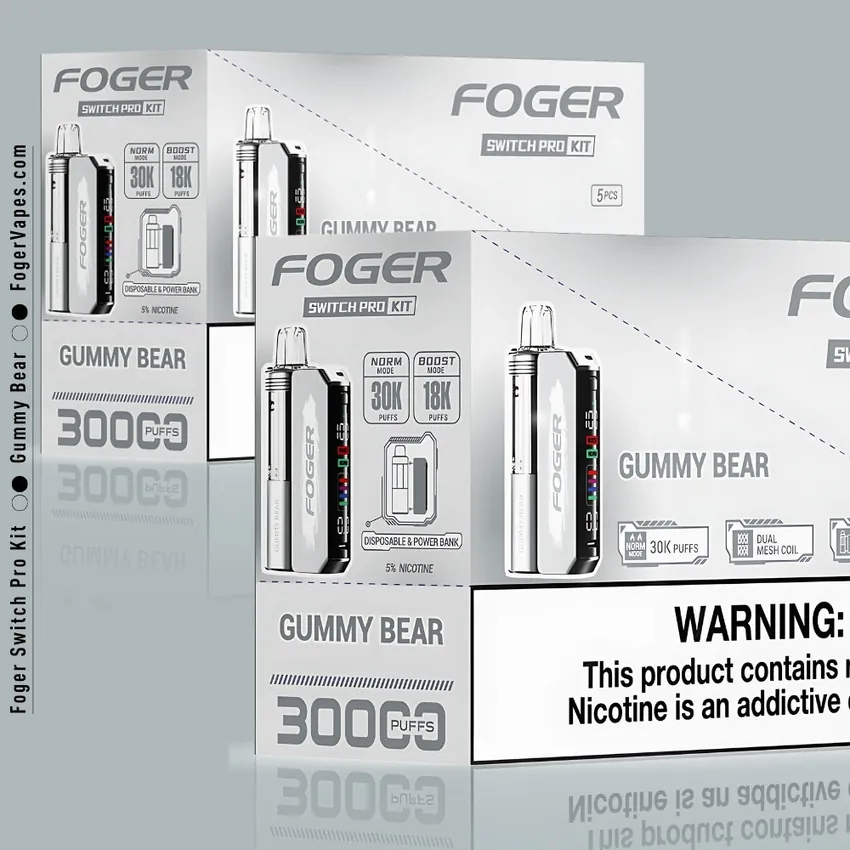 Gummy Bear Foger Switch Pro Kit 30K Puffs