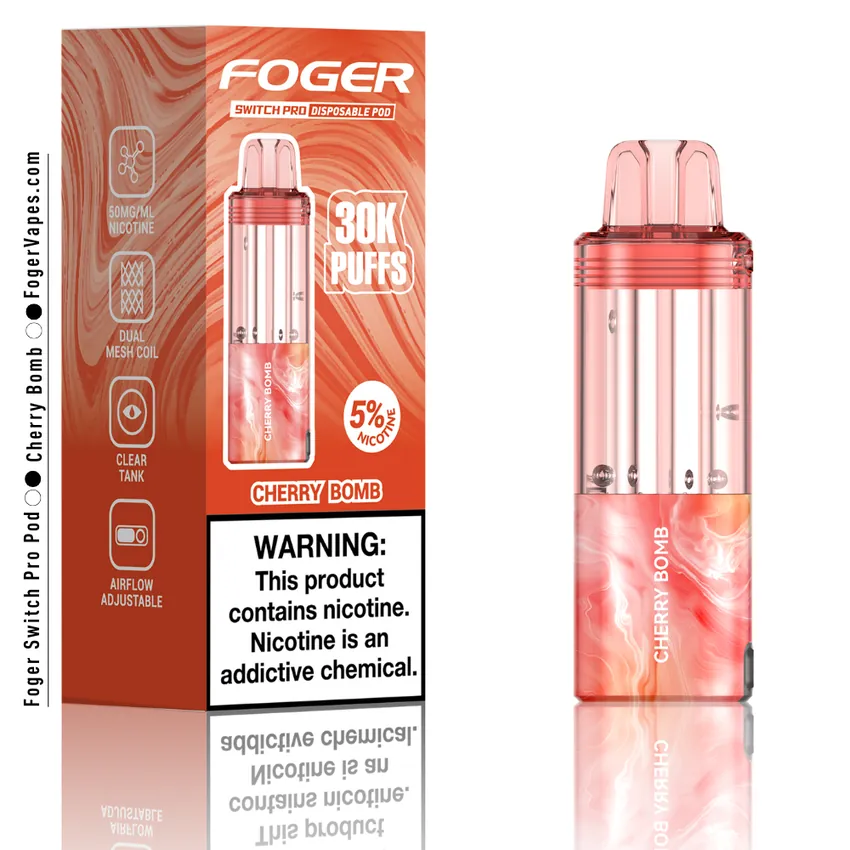 Cherry Bomb - Foger Switch Pro Pod | 30K Puffs