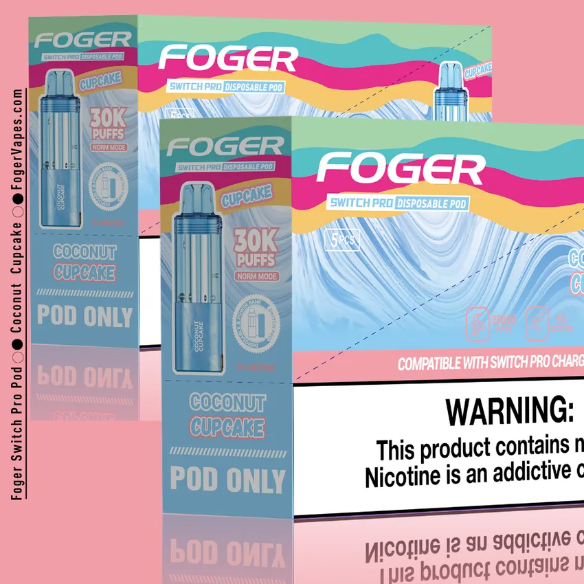 Coconut Cupcake - Foger Switch Pro Pod | 30K Puffs