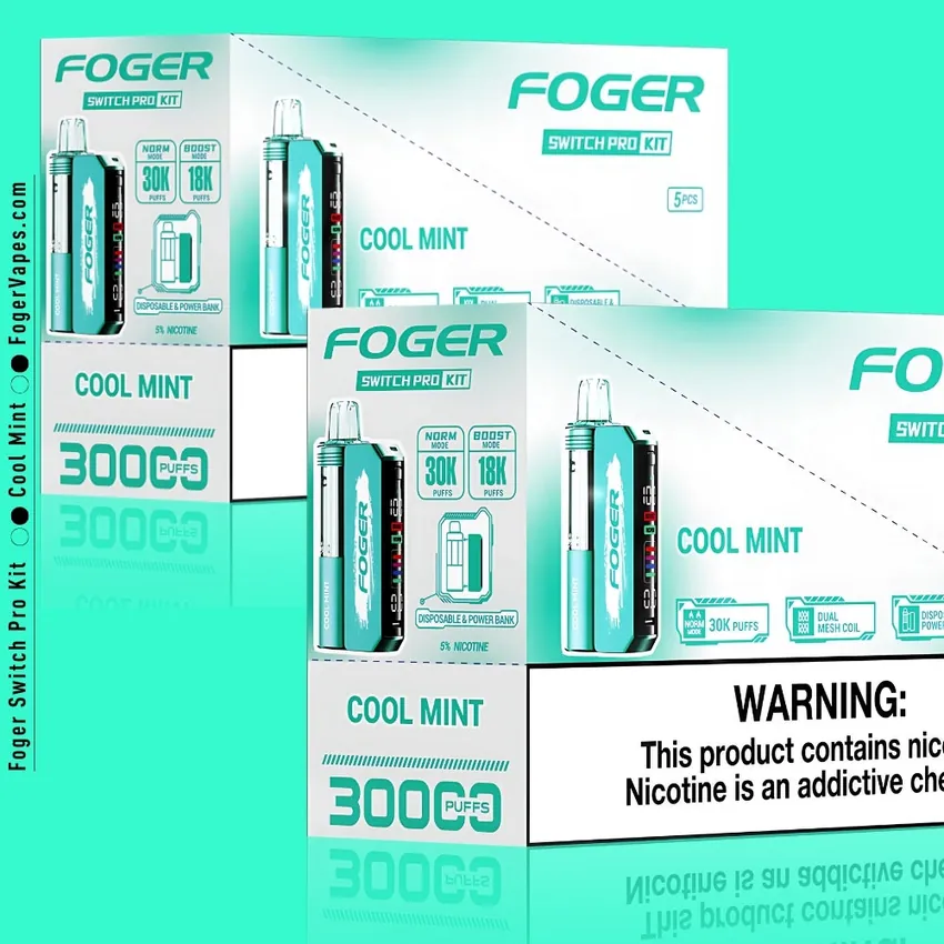 Cool Mint Foger Switch Pro Kit 30K Puffs