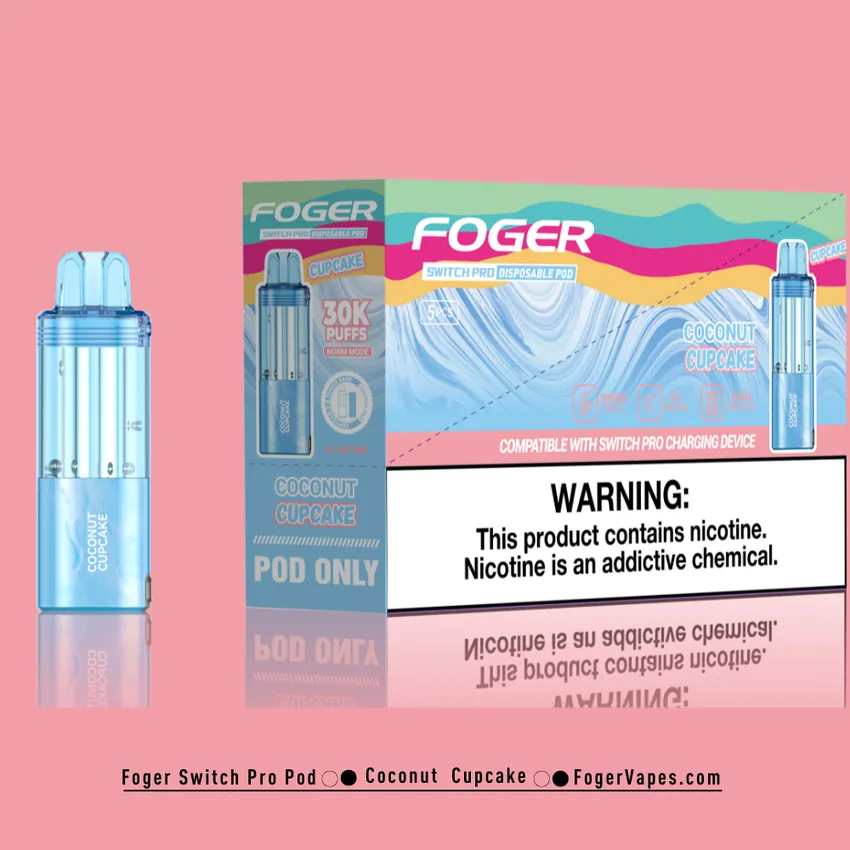 Coconut Cupcake - Foger Switch Pro Pod | 30K Puffs