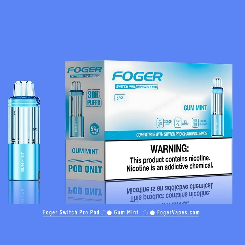 Gum Mint Foger Switch Pro Pod 30K Puffs