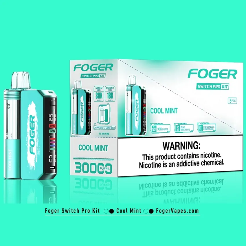 Cool Mint Foger Switch Pro Kit 30K Puffs