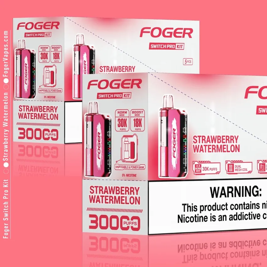 Strawberry Watermelon Foger Switch Pro Kit 30K Puffs