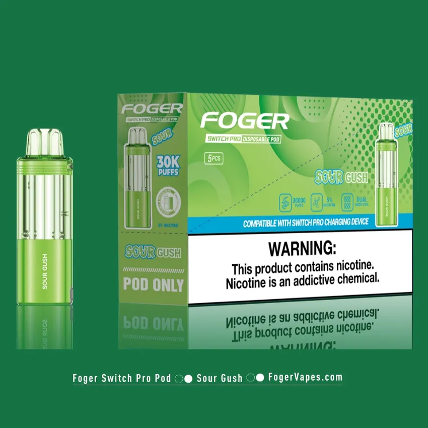 Sour Gush Foger Switch Pro Pod 30K Puffs
