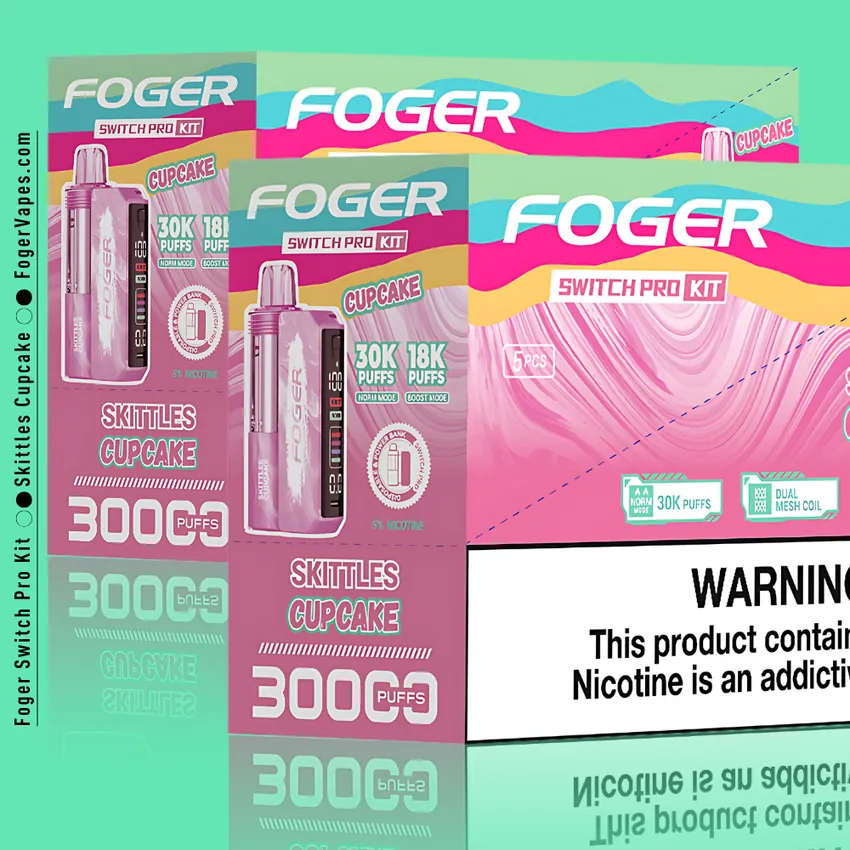 Skittles Cupcake - Foger Switch Pro Kit | 30K Puffs