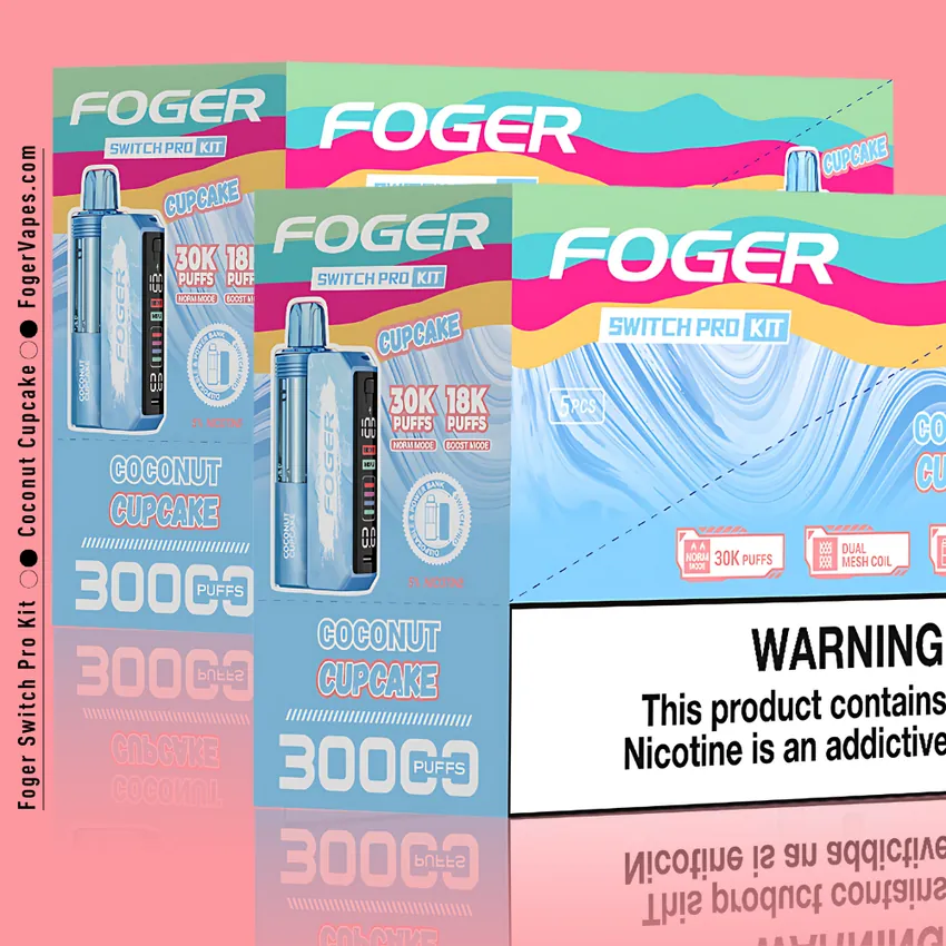 Coconut Cupcake - Foger Switch Pro Kit | 30K Puffs
