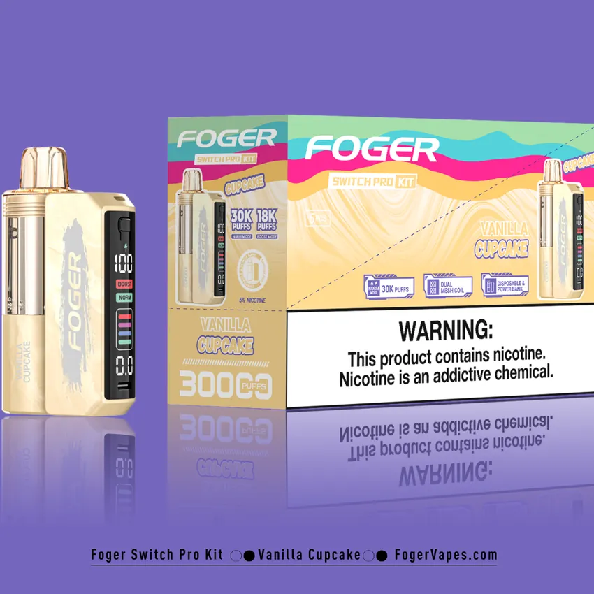 Vanilla Cupcake - Foger Switch Pro Kit | 30K Puffs