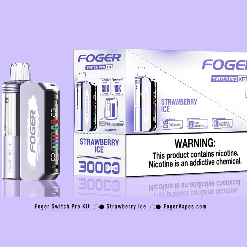 Strawberry Ice Foger Switch Pro Kit 30K Puffs