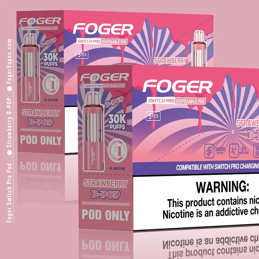 Strawberry B-Burst Foger Switch Pro Pod 30K Puffs