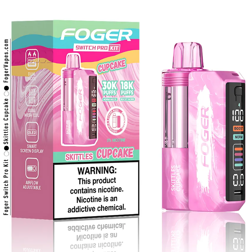 Skittles Cupcake - Foger Switch Pro Kit | 30K Puffs