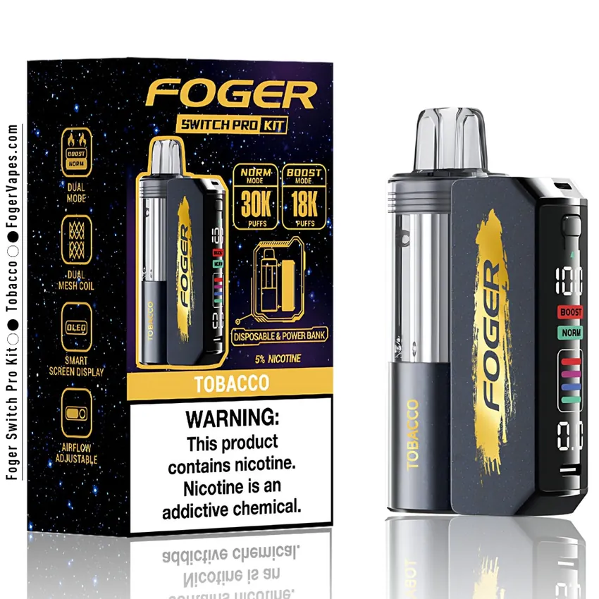 Tobacco Foger Switch Pro Kit 30K Puffs