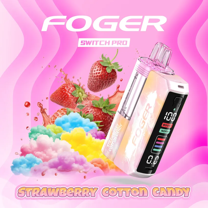 Strawberry Cotton Candy - Foger Switch Pro Kit | 30K Puffs