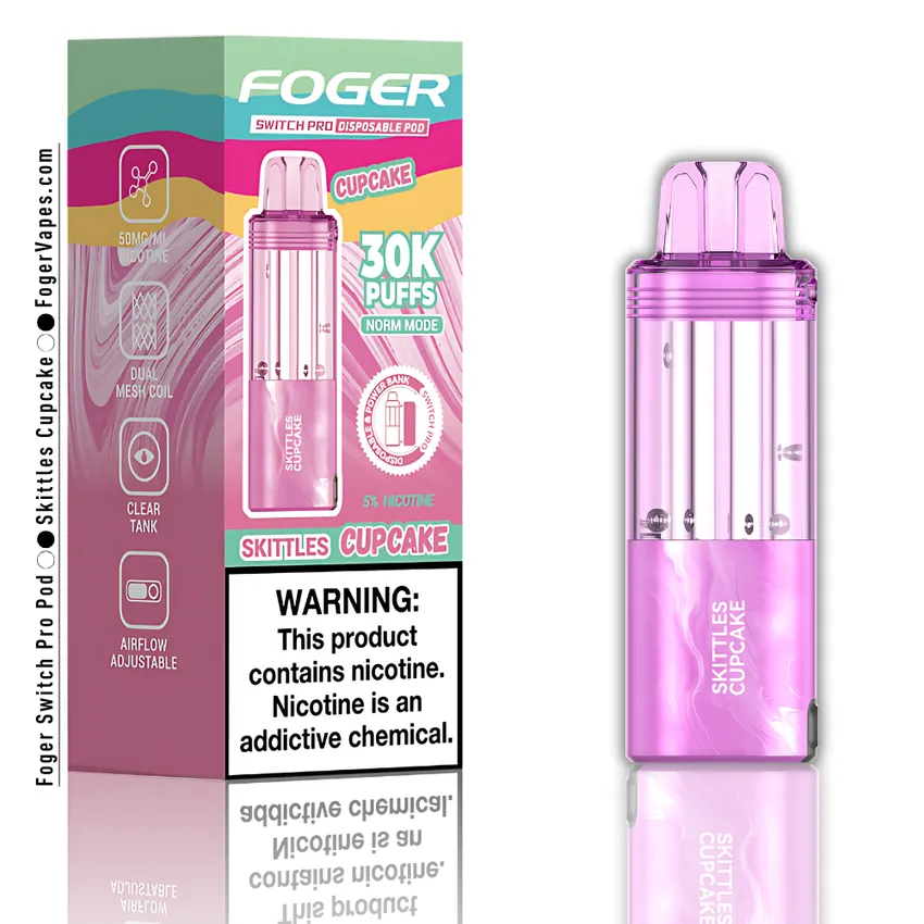 Skittles Cupcake - Foger Switch Pro Pod | 30K Puffs
