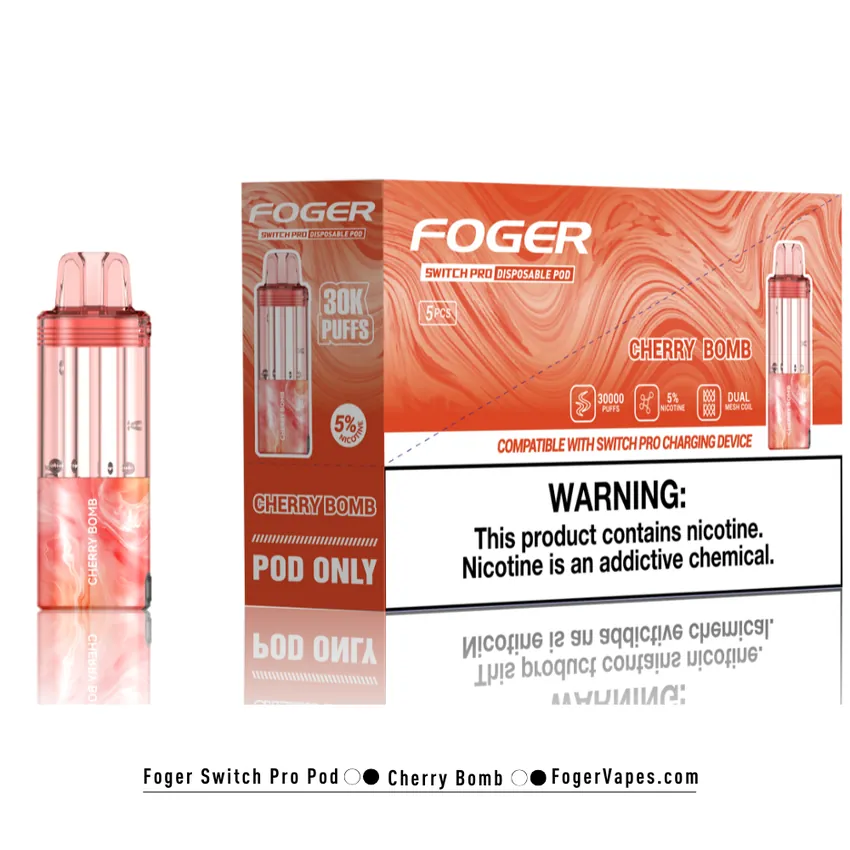 Cherry Bomb - Foger Switch Pro Pod | 30K Puffs