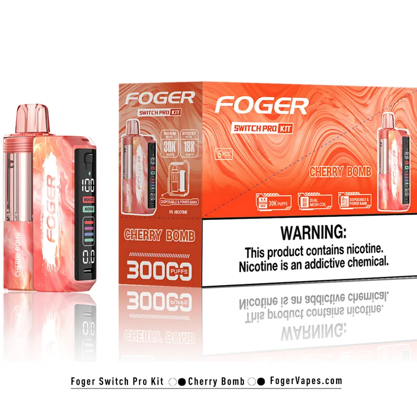Cherry Bomb - Foger Switch Pro Kit | 30K Puffs