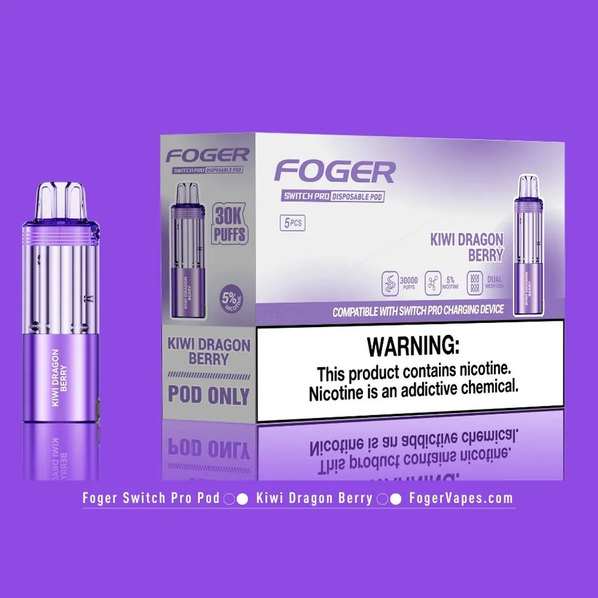 Kiwi Dragon Berry Foger Switch Pro Pod 30K Puffs