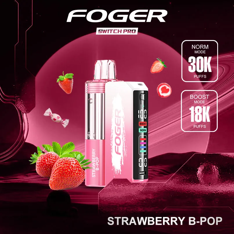 Strawberry B-Burst Foger Switch Pro Kit 30K Puffs
