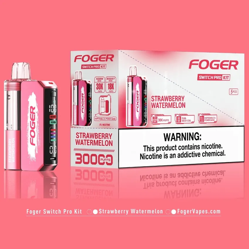 Strawberry Watermelon Foger Switch Pro Kit 30K Puffs
