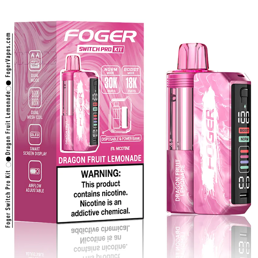 Dragon Fruit Lemonade - Foger Switch Pro Kit | 30K Puffs