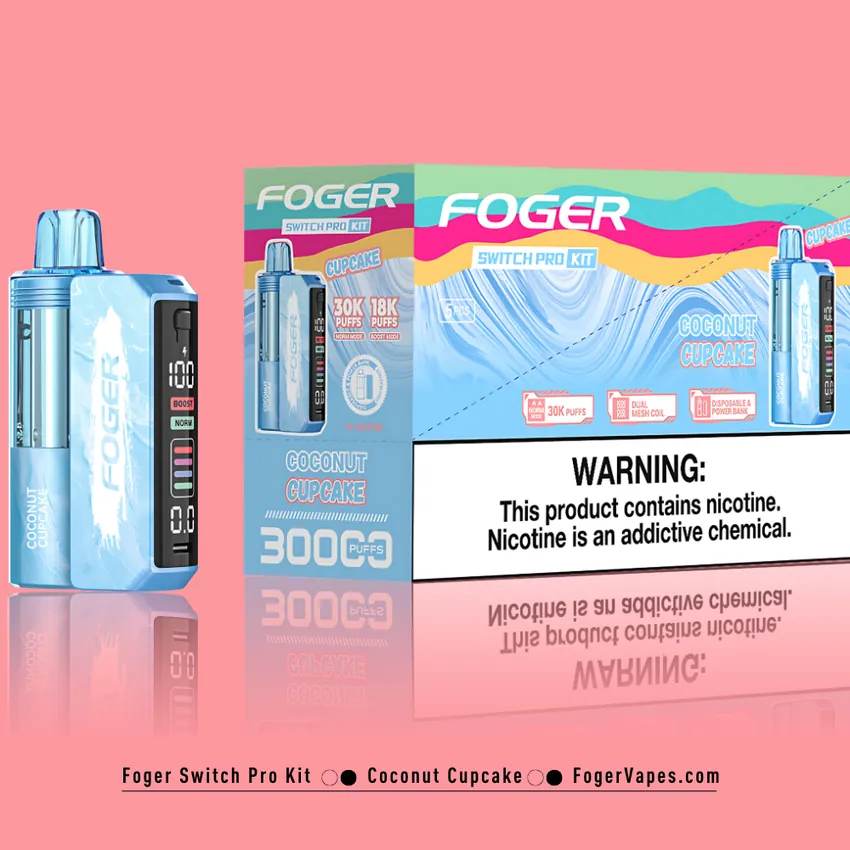 Coconut Cupcake - Foger Switch Pro Kit | 30K Puffs