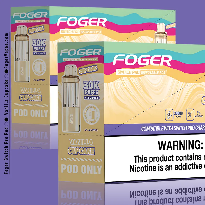 Vanilla Cupcake - Foger Switch Pro Pod | 30K Puffs