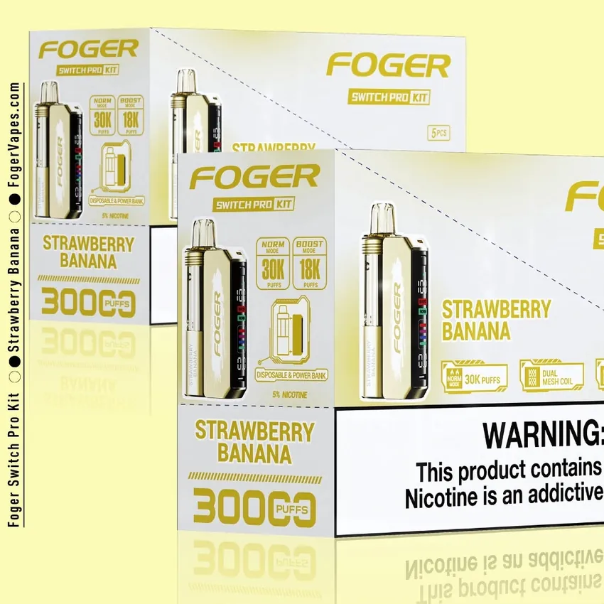 Strawberry Banana Foger Switch Pro Kit 30K Puffs