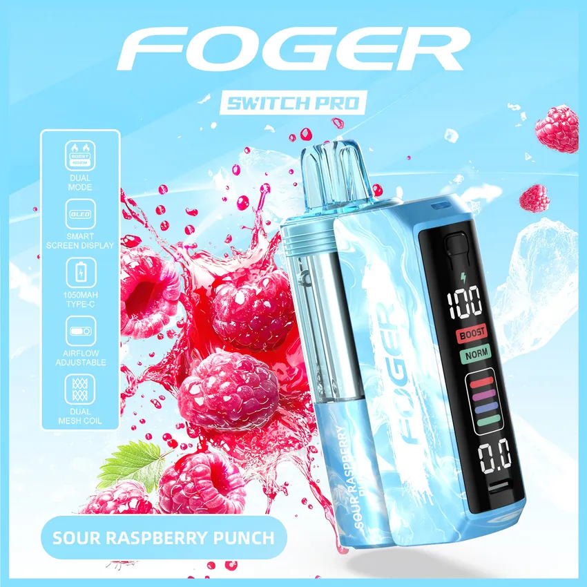 Sour Raspberry Punch - Foger Switch Pro Kit | 30K Puffs