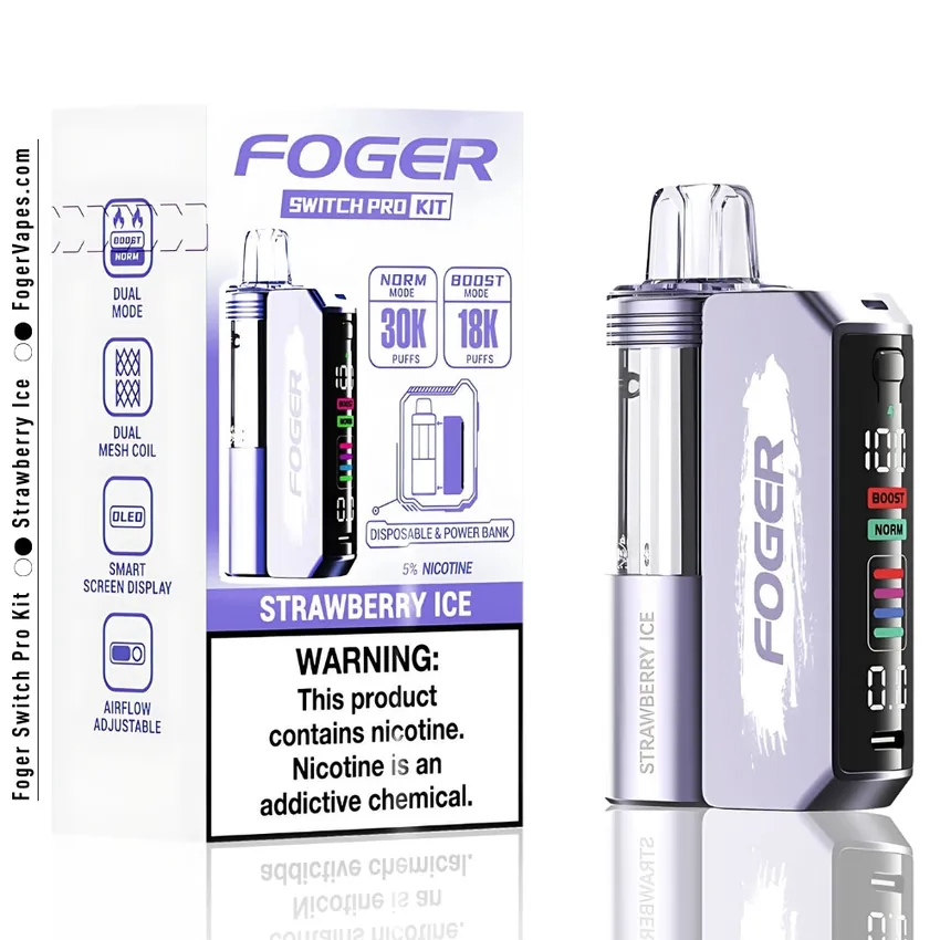 Strawberry Ice Foger Switch Pro Kit 30K Puffs