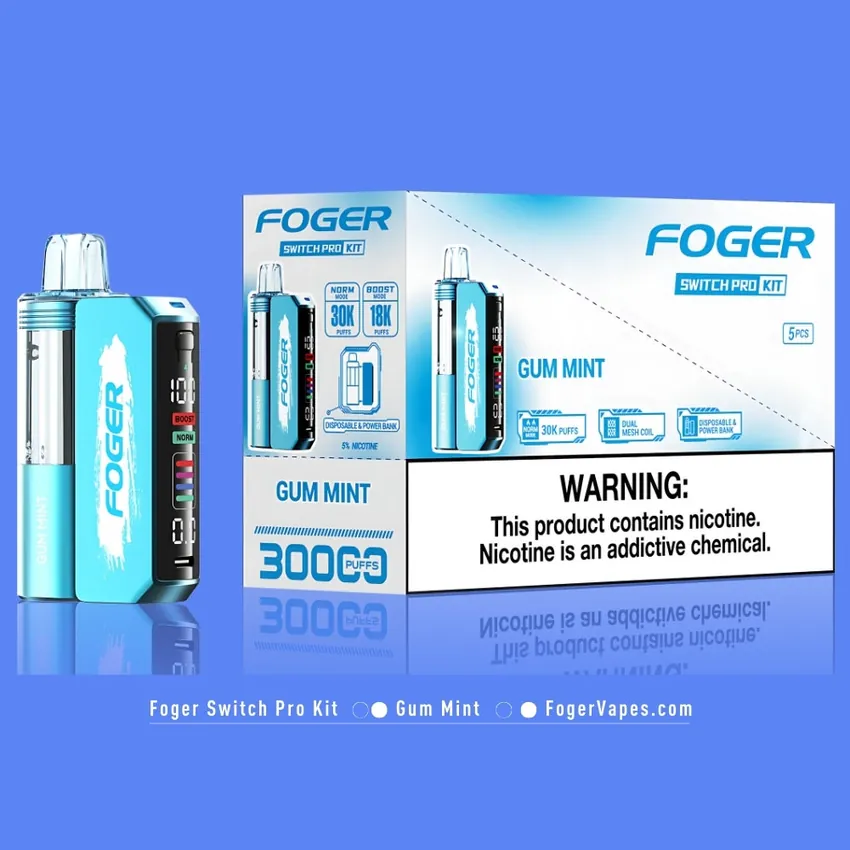 Gum Mint Foger Switch Pro Kit 30K Puffs