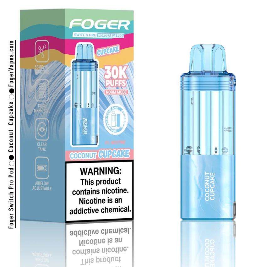Coconut Cupcake - Foger Switch Pro Pod | 30K Puffs