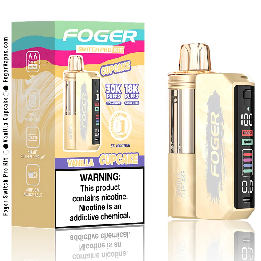 Vanilla Cupcake - Foger Switch Pro Kit | 30K Puffs