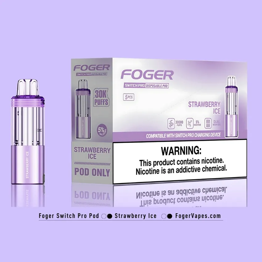 Strawberry Ice Foger Switch Pro Pod 30K Puffs