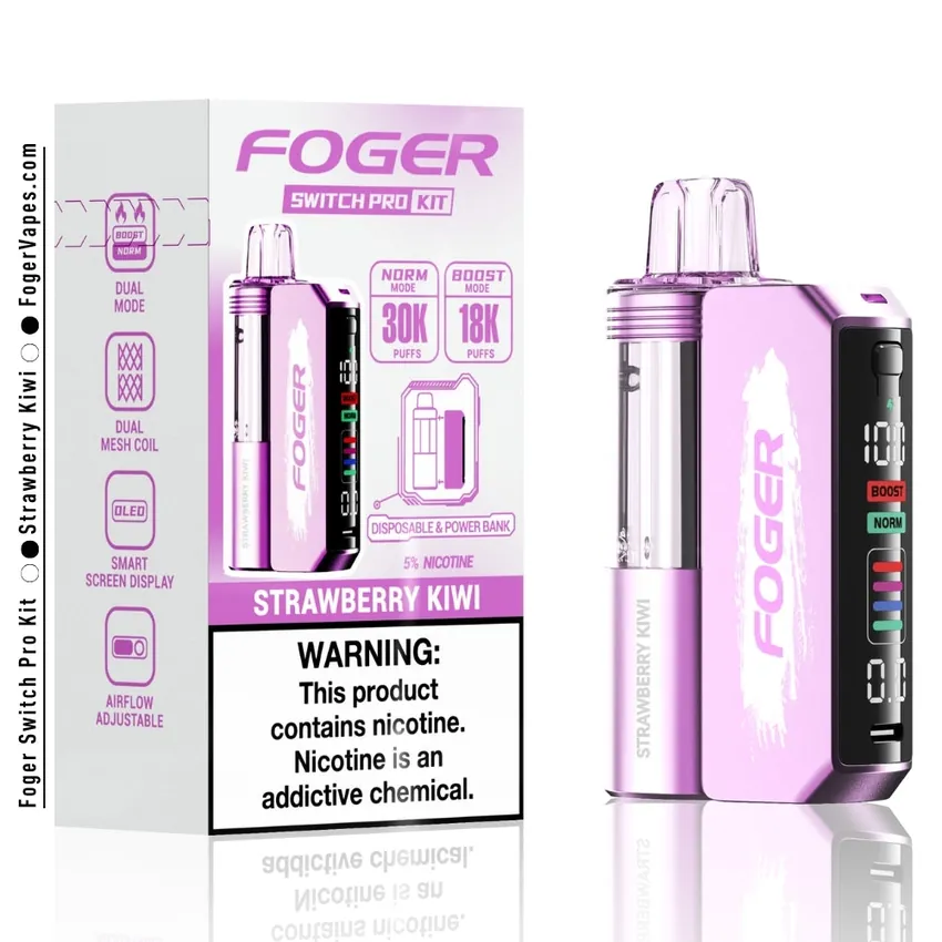 Strawberry Kiwi Foger Switch Pro Kit 30K Puffs