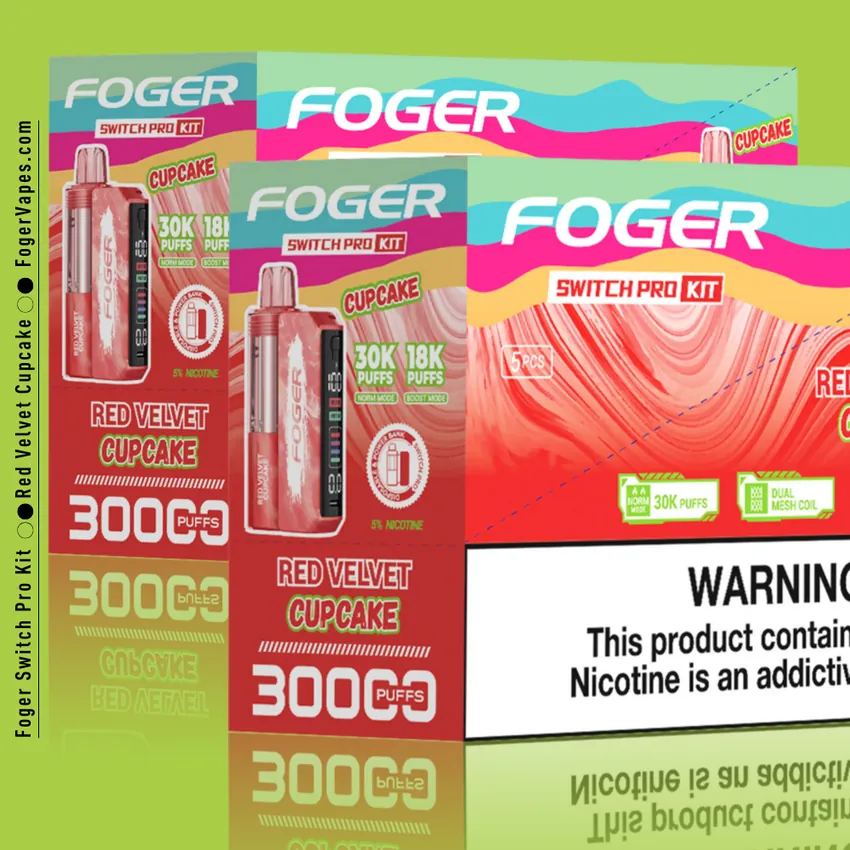 Red Velvet Cupcake - Foger Switch Pro Kit | 30K Puffs